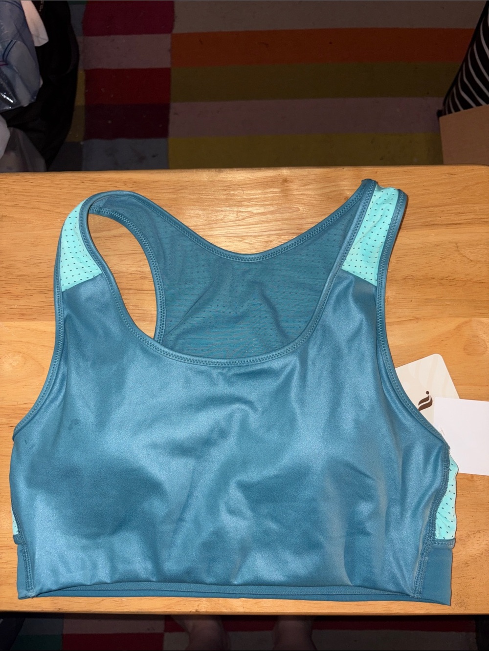 NWT Fabletics Medium Impact Shine Sports Bra, Small